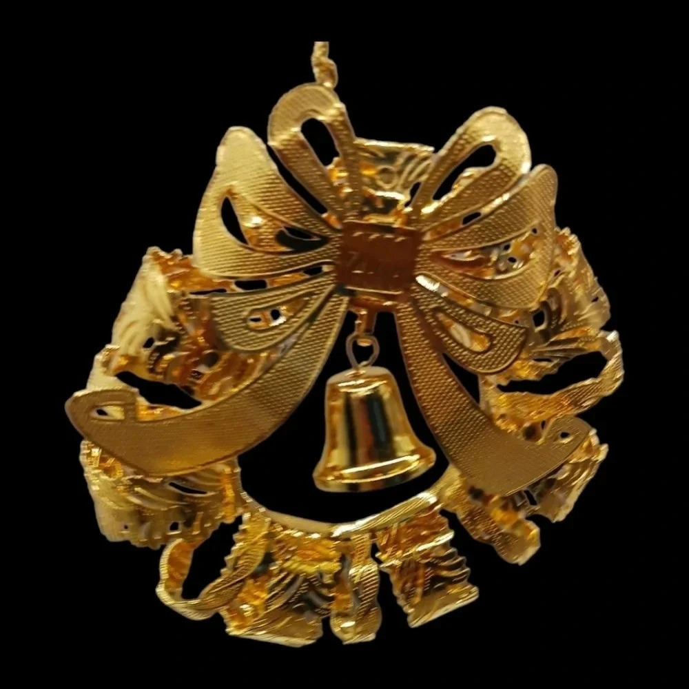 Danbury mint spiral wreath christmas ornament